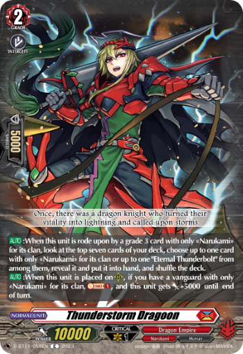 Thunderstorm Dragoon - D-BT11/058EN - C