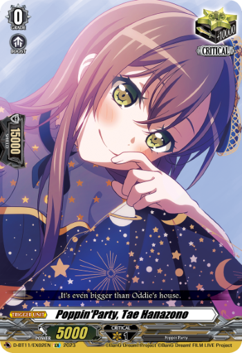 PoppinParty, Tae Hanazono - D-BT11/EX02EN - EX