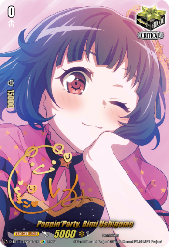 PoppinParty, Rimi Ushigome (Signature) - D-BT11/EX03EN-S - EX
