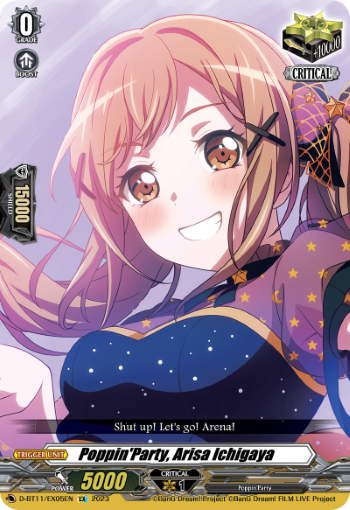 PoppinParty, Arisa Ichigaya - D-BT11/EX05EN - EX