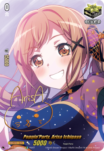 PoppinParty, Arisa Ichigaya (Signature) - D-BT11/EX05EN-S - EX