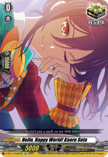 Hello, Happy World! Kaoru Seta - D-BT11/EX22EN - EX