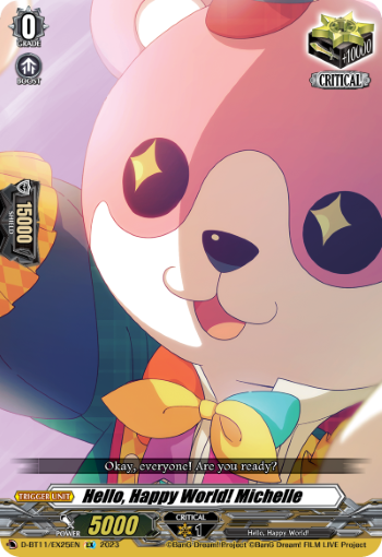 Hello, Happy World! Michelle - D-BT11/EX25EN - EX