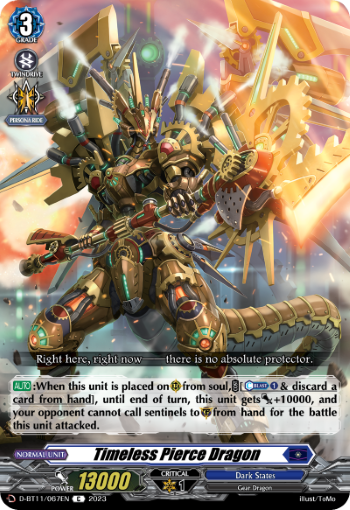 Timeless Pierce Dragon - D-BT11/067EN - C