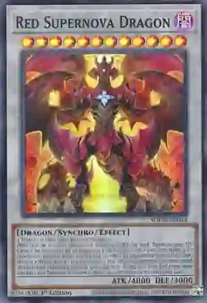 Red Supernova Dragon - SDCK-EN044 - Super Rare - 1st Edition