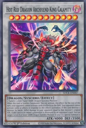 yugioh red dragon archfiend structure deck Yu-Gi-Oh! TCG: The Crimson King Display (8) Superscript Comics and Games Hot Red Dragon Archfiend King