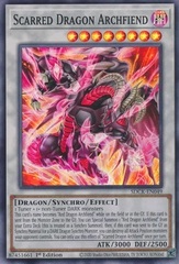 Scarred Dragon Archfiend - SDCK-EN049 - Super Rare - 1st Edition