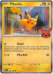 Pikachu - 062/193 - Common (Trick or Trade BOOster 2023)