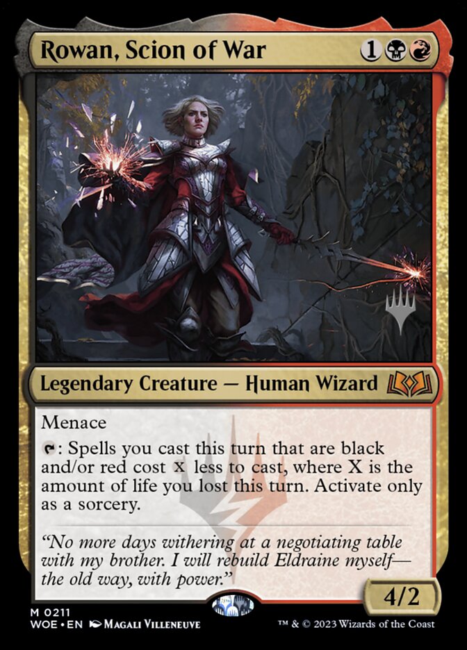 Rowan, Scion of War - Foil - Promo Pack