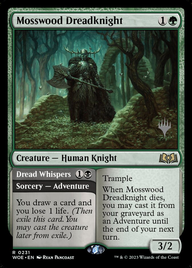Mosswood Dreadknight // Dread Whispers - Foil