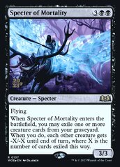 Specter of Mortality - Foil - Prerelease Promo