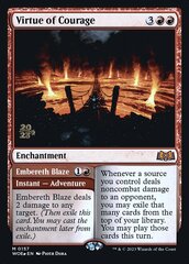 Virtue of Courage // Embereth Blaze - Foil - Prerelease Promo