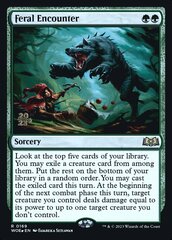 Feral Encounter - Foil - Prerelease Promo