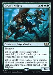 Gruff Triplets - Foil - Prerelease Promo