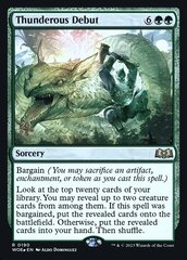 Thunderous Debut - Foil - Prerelease Promo