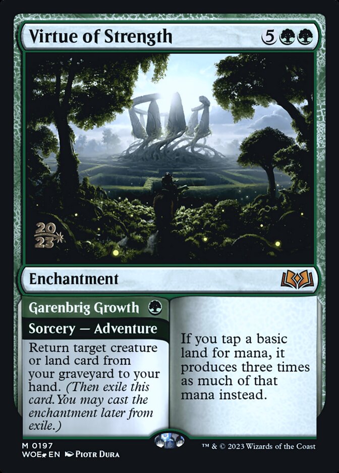 Virtue of Strength - Foil - Prerelease Promo