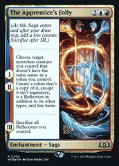 The Apprentice's Folly - Foil - Prerelease Promo