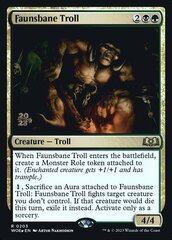 Faunsbane Troll - Foil - Prerelease Promo