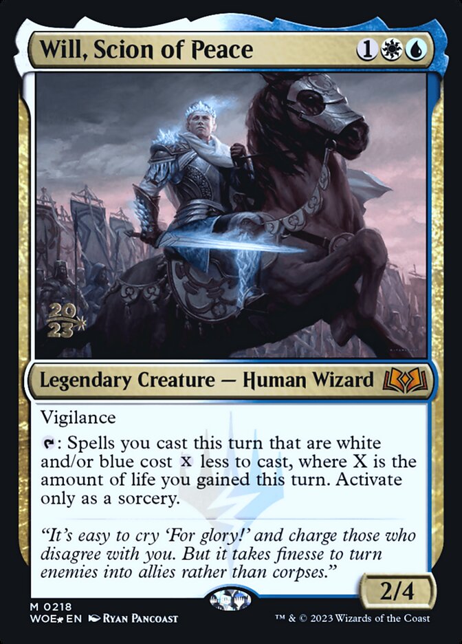 Will, Scion of Peace - Foil - Prerelease Promo