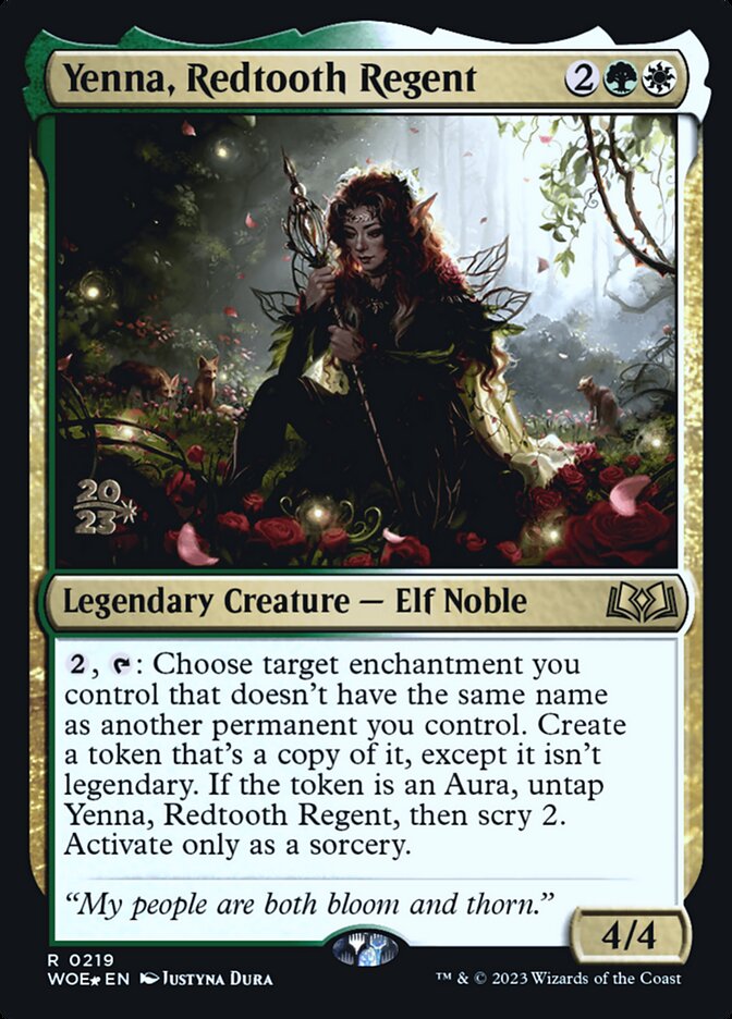 Yenna, Redtooth Regent - Foil - Prerelease Promo