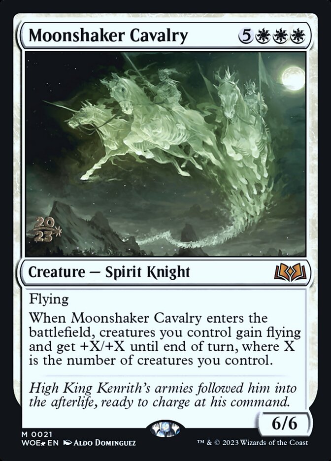 Moonshaker Cavalry - Foil - Prerelease Promo