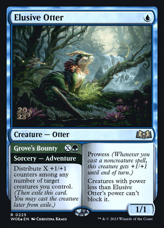 Elusive Otter // Groves Bounty - Foil - Prerelease Promo