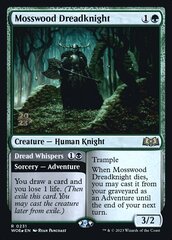 Mosswood Dreadknight // Dread Whispers - Foil - Prerelease Promo