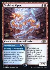 Scalding Viper // Steam Clean - Foil - Prerelease Promo