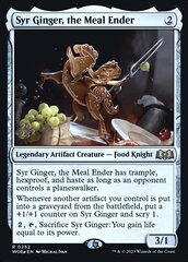 Syr Ginger, the Meal Ender - Foil - Prerelease Promo