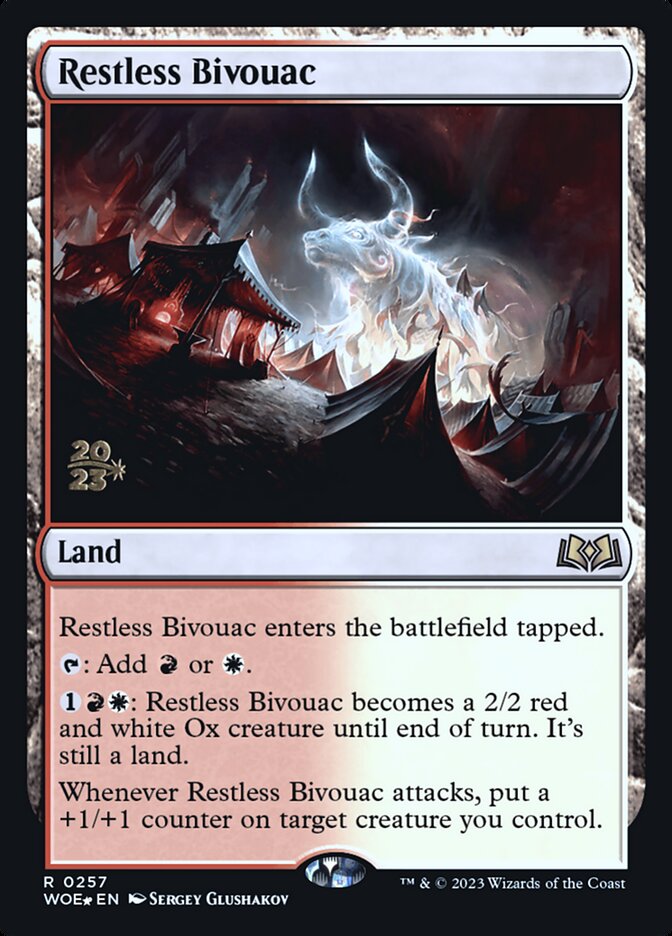 Restless Bivouac - Foil - Prerelease Promo