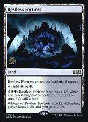 Restless Fortress - Foil - Prerelease Promo