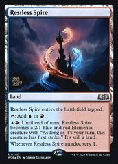 Restless Spire - Foil - Prerelease Promo