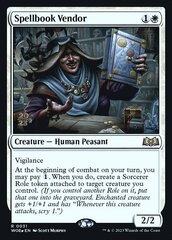 Spellbook Vendor - Foil - Prerelease Promo