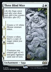 Three Blind Mice - Foil - Prerelease Promo