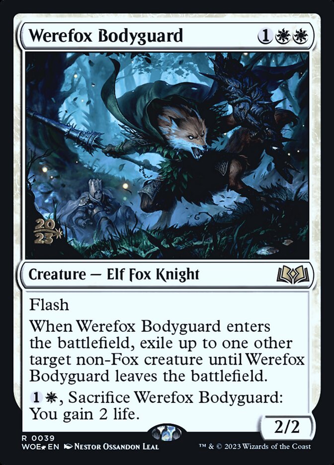 Werefox Bodyguard - Foil - Prerelease Promo