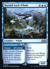 Horned Loch-Whale // Lagoon Breach - Foil - Prerelease Promo