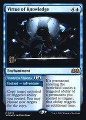 Virtue of Knowledge // Vantress Visions - Foil - Prerelease Promo