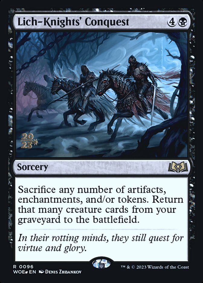 Lich-Knights Conquest - Foil - Prerelease Promo