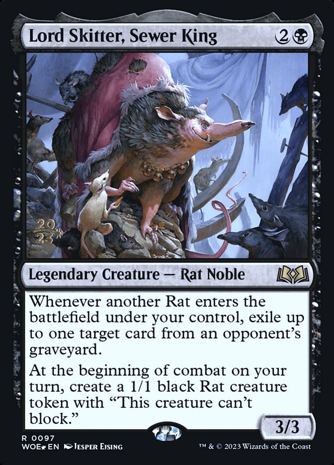 Lord Skitter, Sewer King - Foil - Prerelease Promo
