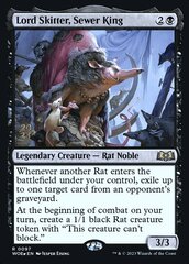 Lord Skitter, Sewer King - Foil - Prerelease Promo