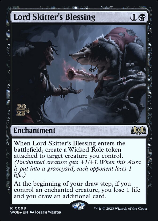 Lord Skitters Blessing - Foil - Prerelease Promo