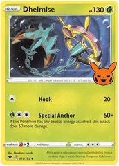 Dhelmise - 019/185 - Uncommon (Trick or Trade BOOster Bundle 2023)