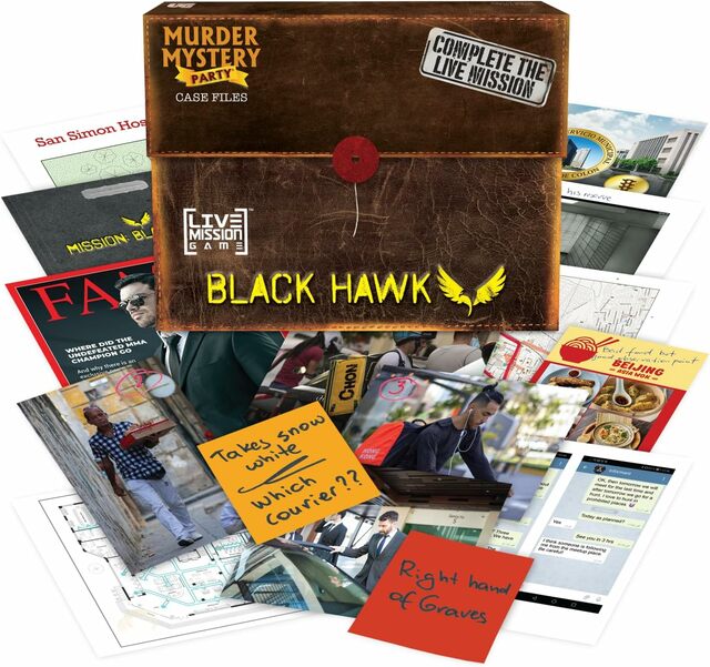 Murder Mystery Party: Case Files- Mission Black Hawk