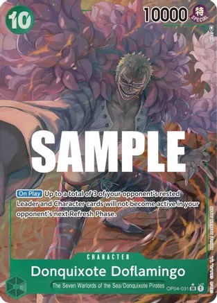 Donquixote Doflamingo - OP04-031 - SR - Alternate Art - Foil