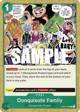 Donquixote Family - OP04-036 - C Donquixote Family - OP04-036 - C