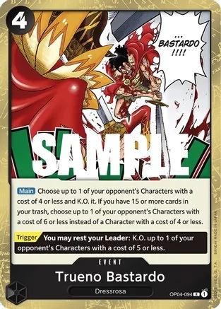 Trueno Bastardo - OP04-094 - R - Foil