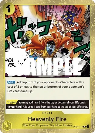 Heavenly Fire - OP04-117 - R - Foil