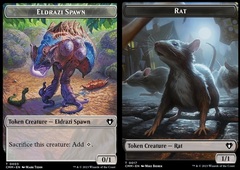 Eldrazi Spawn (0003) // Rat (0017) Double-Sided Token