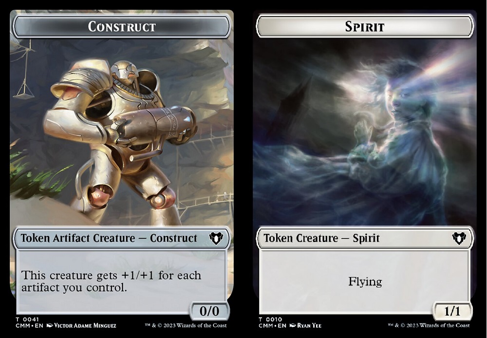 Construct (0041) // Spirit (0010) Double-Sided Token