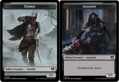 Zombie (0019) // Assassin (0014) Double-Sided Token